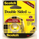 Scotch Double Stick Tape 1/2