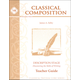 Classical Composition VIII, Description Stage, Teacher Guide