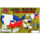 Civil War Map of Union & Confederate States Poster