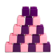 Unifix Cubes - Set of 20 (10 Pink, 10 Purple)
