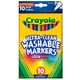 Crayola Ultra-Clean Washable Fine Line Markers - Bold 10 Count
