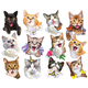 Mini Shaped Cat Selfies Puzzle (500 pieces)