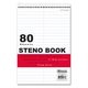 White Paper Gregg Ruled Steno Book 6