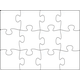 Bare Blank Puzzle (12 piece)