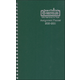 Student Assignment Planner Green Leatherette August 2023 - August 2024