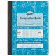 Dual Ruled Composition Book - Blue Cover (Grid & Wide)
