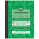 Dual Ruled Composition Book - Green Cover (Grid & Wide)