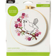 Cherry Blossom Birdie Stamped Embroidery Kit (6 Inch Hoop)