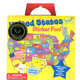 United States Map Reusable Sticker Tote