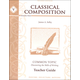 Classical Composition V: Common Topic Teacher Guide and Key 2nd Ed