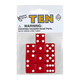 Red Dice with White Dots (10 per bag - 16mm)