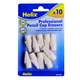 HiPolymer Professional Pencil Cap Erasers - White (10 per package)