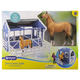 Deluxe Country Stable with Horse & Wash Stall