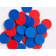 Red/Blue 2-Color Counters - Set of 10