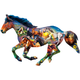 Wild Horse Shape Contours Puzzle (1000 piece)