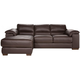 Garrison 2-pc. Leather Sectional Sofa - Taupe | Raymour ...