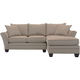 Foresthill 2-pc. Microfiber Sectional Sofa - Light Taupe | Raymour ...