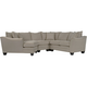 Foresthill 4-pc. Microfiber Sectional Sofa - Light Taupe | Raymour ...