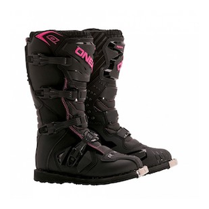 ONeal Girls New Logo Rider Boot Black/Pink, Size 3 