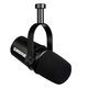 Shure MV7 XLR/USB Dynamic Podcasting Microphone (Black)