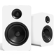 Kanto YUP6 Passive Bookshelf Speakers with 1 Silk Dome Tweeter and 5.25 Kevlar Woofer - Pair (White)
