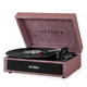 Victrola Parker Bluetooth Suitcase Record Player with 3-speed Turntable (Lambskin Dusty Rose)