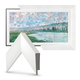 Deco TV Frames 43 Customizable Frame for Samsung The Frame 2021 TV (Gloss White)