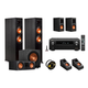 Klipsch RP-6000F 5.1.2 Home Theater System with Denon AVR-X4700H 9.2-Channel 8K AV Receiver and 14-Gauge, 2-Conductor Speaker Wire - 100 Feet