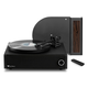 Victrola V1 Premium Stereo Turntable with Built-in Speakers (Espresso)