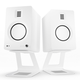 Kanto TUK Premium Powered Speakers SE6 Elevated Desktop Speaker Stands (White)