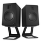 Kanto TUK Premium Powered Speakers with SE6 Elevated Desktop Speaker Stands (Black)