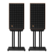 JBL Synthesis L82 Classic Bookshelf Speaker Pair with JS-80 Speaker Stands - Pair (Black)