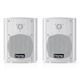 iHome Audio IHSI-W400BT-PR-WHT Waterproof Mountable Outdoor Bluetooth Speakers - Pair (White)