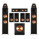 Klipsch Reference Premiere RP-8000F II 7.1.2 Dolby Atmos Surround Sound Home Theater System (Walnut)