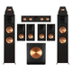 Klipsch Reference Premiere RP-8000F II 7.1.2 Dolby Atmos Surround Sound Home Theater System (Ebony)