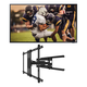 Samsung QN65LST7TA 65 The Terrace QLED 4K UHD Outdoor Smart TV with Kanto PDX700G Full Motion Outdoor TV Mount