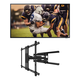 Samsung QN55LST7TA 55 The Terrace QLED 4K UHD Outdoor Smart TV with Kanto PDX700G Full Motion Outdoor TV Mount