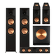 Klipsch Reference Premiere RP-8000F II 5.1.2 Dolby Atmos Premium Home Theater Speaker System (Ebony)