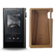 Astell & Kern KANN MAX Portable Hi-Fi Music Player (Anthracite Gray) with Tanned Leather Case (Khaki Brown)