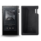 Astell & Kern KANN MAX Portable Hi-Fi Music Player (Anthracite Gray) with Tanned Leather Case (Black)