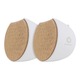 OC Acoustic Newport Plug-in Bluetooth Speakers - Pair (Champagne/White)
