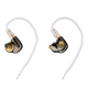 Meze Audio ADVAR Chrome Plated Wired In-Ear Monitor Headphones with Stainless Steel Chassis