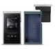 Astell & Kern A&Futura SE180 Portable Music Player (Moon Silver) with SEM4 Interchangeable All-in-One Module and SE180 Leather Case (Navy)