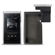 Astell & Kern A&Futura SE180 Portable Music Player (Moon Silver) with SEM4 Interchangeable All-in-One Module and SE180 Leather Case (Black)