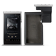 Astell & Kern A&Futura SE180 Portable Music Player (Moon Silver) with SEM2 Interchangeable All-in-One Module and SE180 Leather Case (Black)