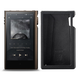 Astell & Kern KANN MAX Portable Hi-Fi Music Player with Quad DAC & Bluetooth (Mud) with KANN MAX Tanned Leather Case (Black)
