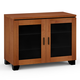 Salamander Chameleon Collection Elba 323 Twin AV Cabinet (Wide Framed American Cherry Doors with Smoked Glass Inserts)