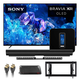 Sony Game Day Home Theater System with 65 XR65A80K TV and Sonos 3.1 Bundle - Includes Mount, HDMI Cables, and Powercenter