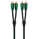 AudioQuest Evergreen 0.6m (1.97 ft) RCA Male to RCA Male Cable - Pair