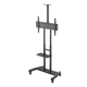 Kanto MTM86PL Height-Adjustable Rolling TV Stand for 55 - 86 TVs with Device Tray and Webcam Shelf